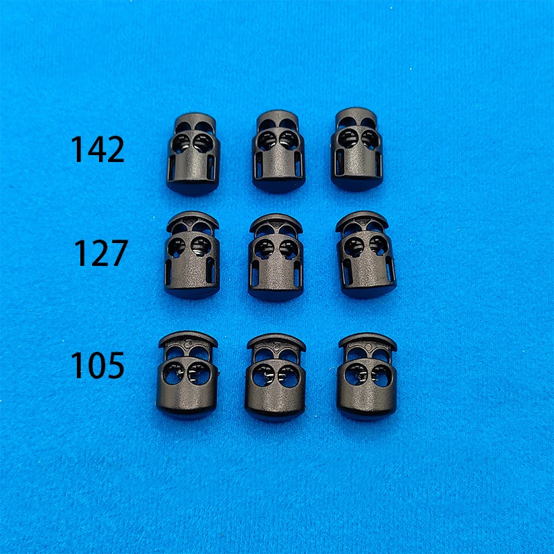 fashion spring rubber surface plastic cord lock rope stopper cord end toggle