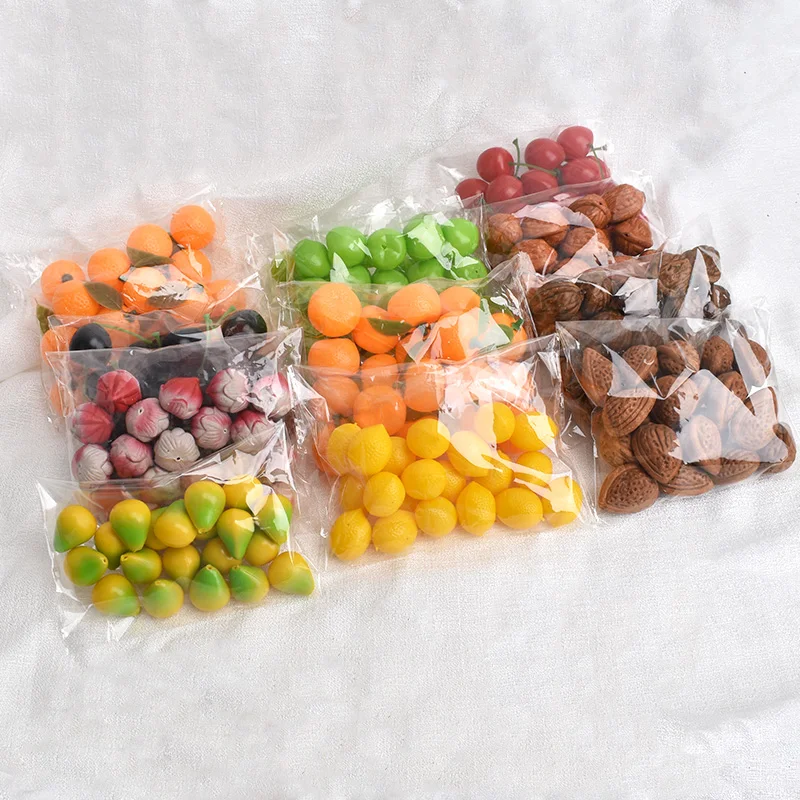 20pcs Artificial Mini Simulation Small Foam Plastic Fake Artificial Fruit and Vegetables House Party Kitchen Wedding Decoration