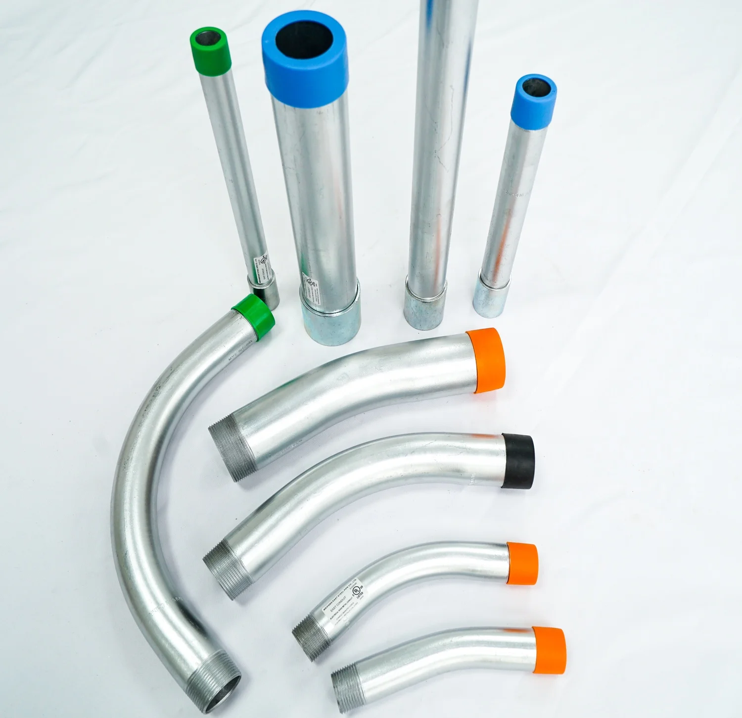 UL1242 Approval ANSI C80.6 standard Hot deep galvanized  IMC conduit Steel Pipes and fittings