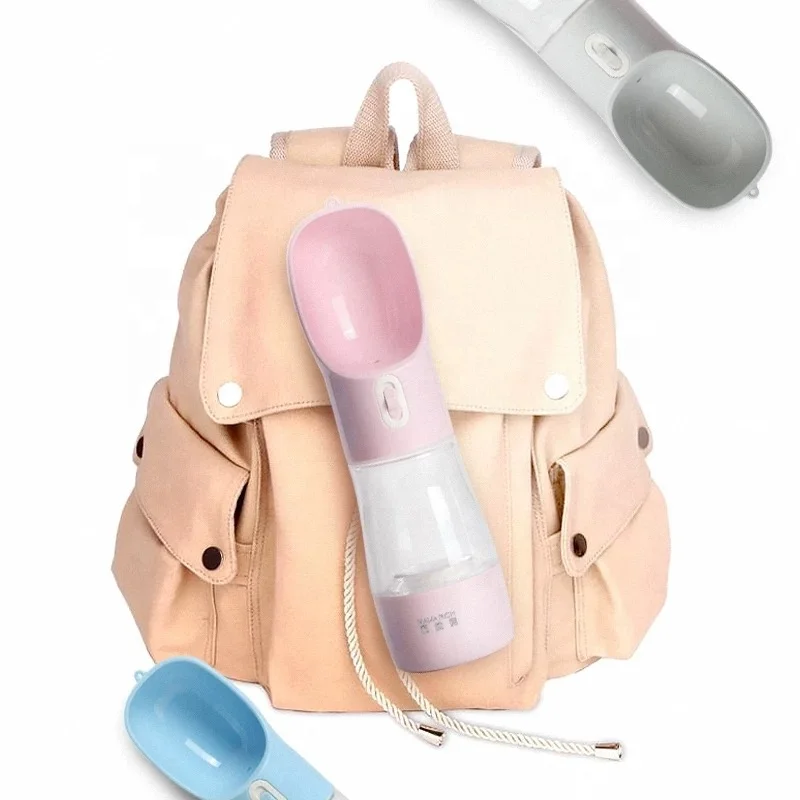 550Ml Plastic Portable Dog Travel Drinking Pet Dog Bowls Mat Food Scoop Feeder