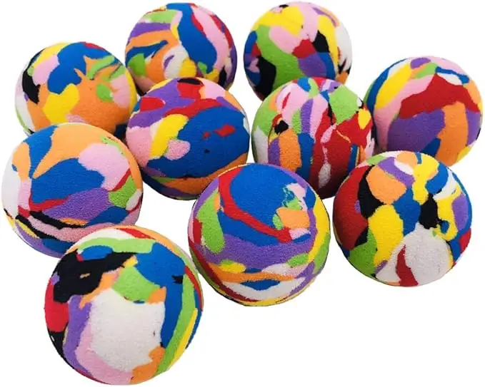Soft Foam Balls Lightweight Mini Play Balls for Safe Indoor Toys Fun Vibrant Assorted Colors Balls Birthday Party Boys and Girls