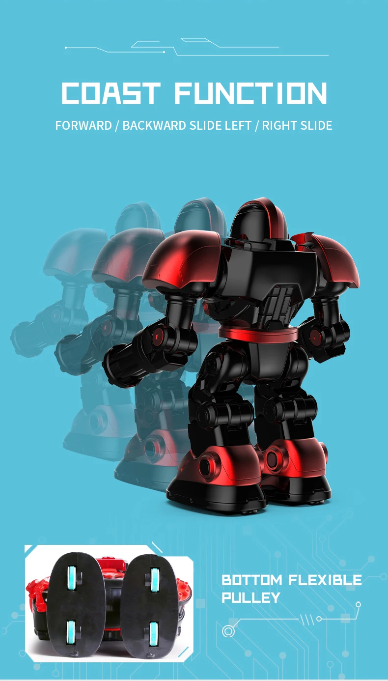 Transform toys remote control rc robot toy with accessories lighting music