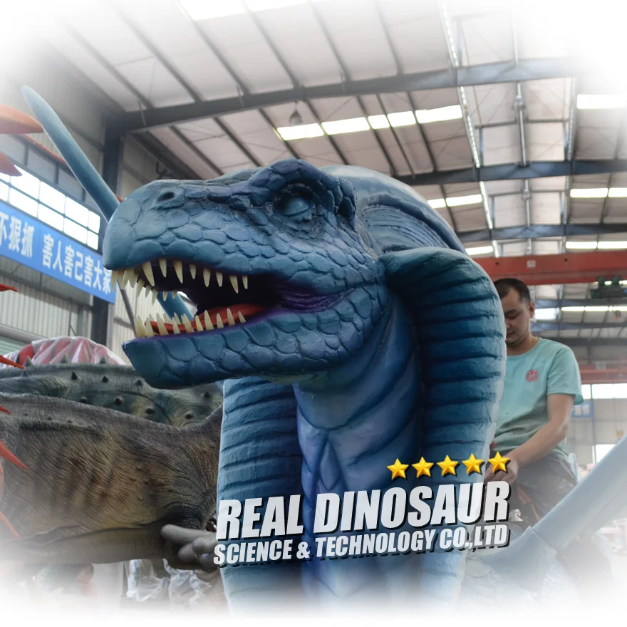 Handmade Artificial Animatronic Dragon Ride