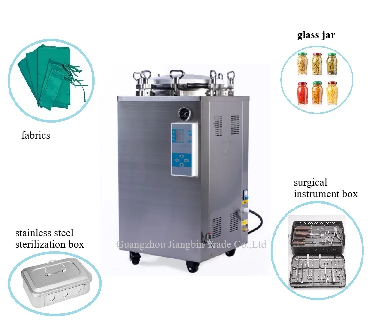 150 liter autoclave machine pressure steam sterilizer automatic type 150 liter sterilizer for medical clinic industrial