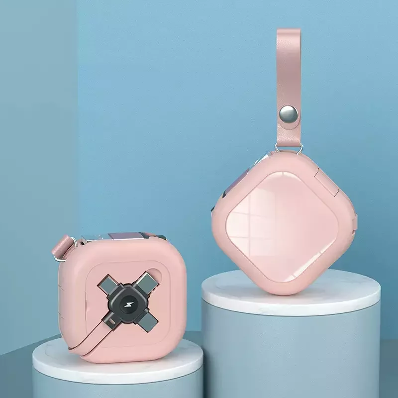 Fashion Fast Charging Retractable USB Cable 3 In 1 One-way Retractable Charger