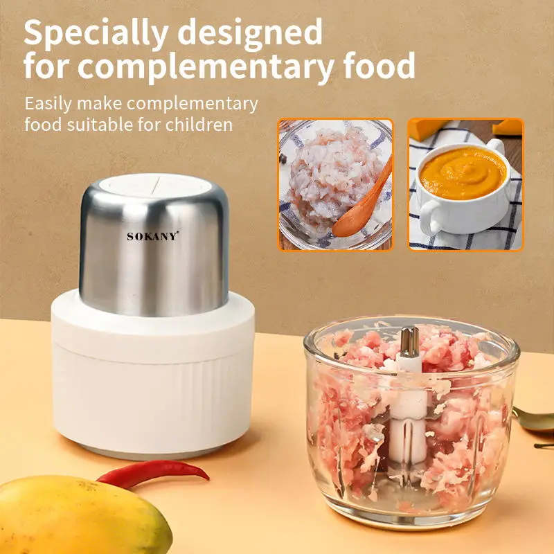 Premium Brand RAF Sokany Grinder Change Speed Gear Box Smooth Running Low Noise And Strong Chopping Meat Blender