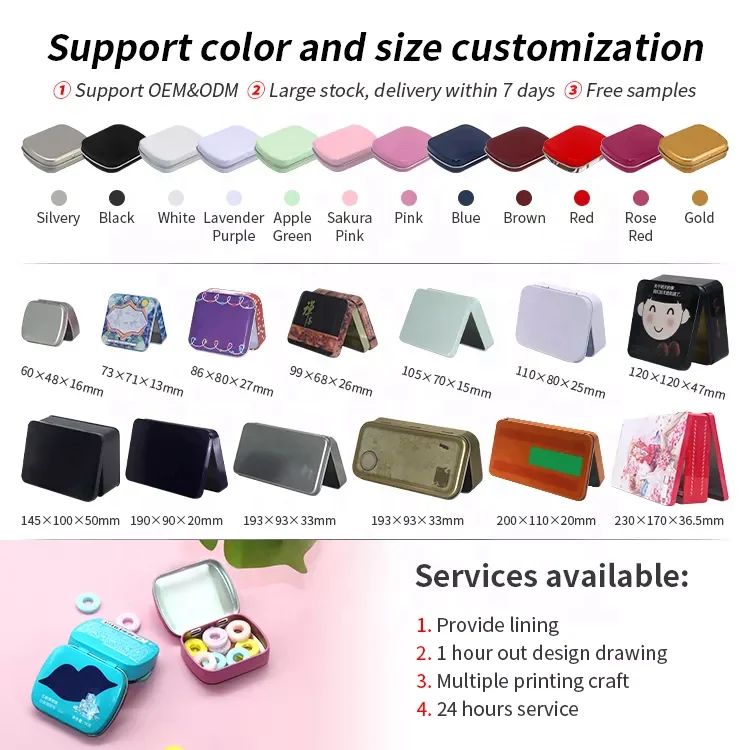 XPD New Design Survival First-Aid Kit Pill Box For Collect Gear Kit Set Sos Tin Box Case Empty Storage Box Container