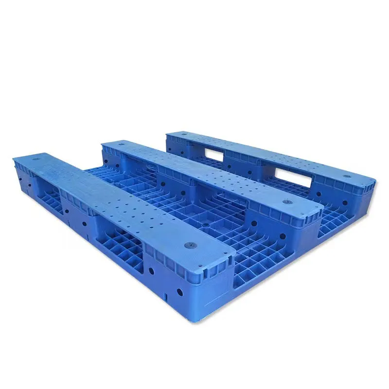 Flat plastic pallet with steel bar impact resistance thickening Warehouse  moisture-proof pallets
