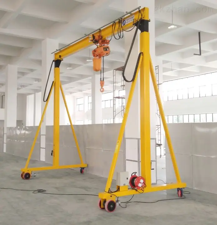 Wireless Remote Control Portable Gantry Crane Easy Operation Trackless 1 Ton 2 3 5 7 8 Outdoor Construction