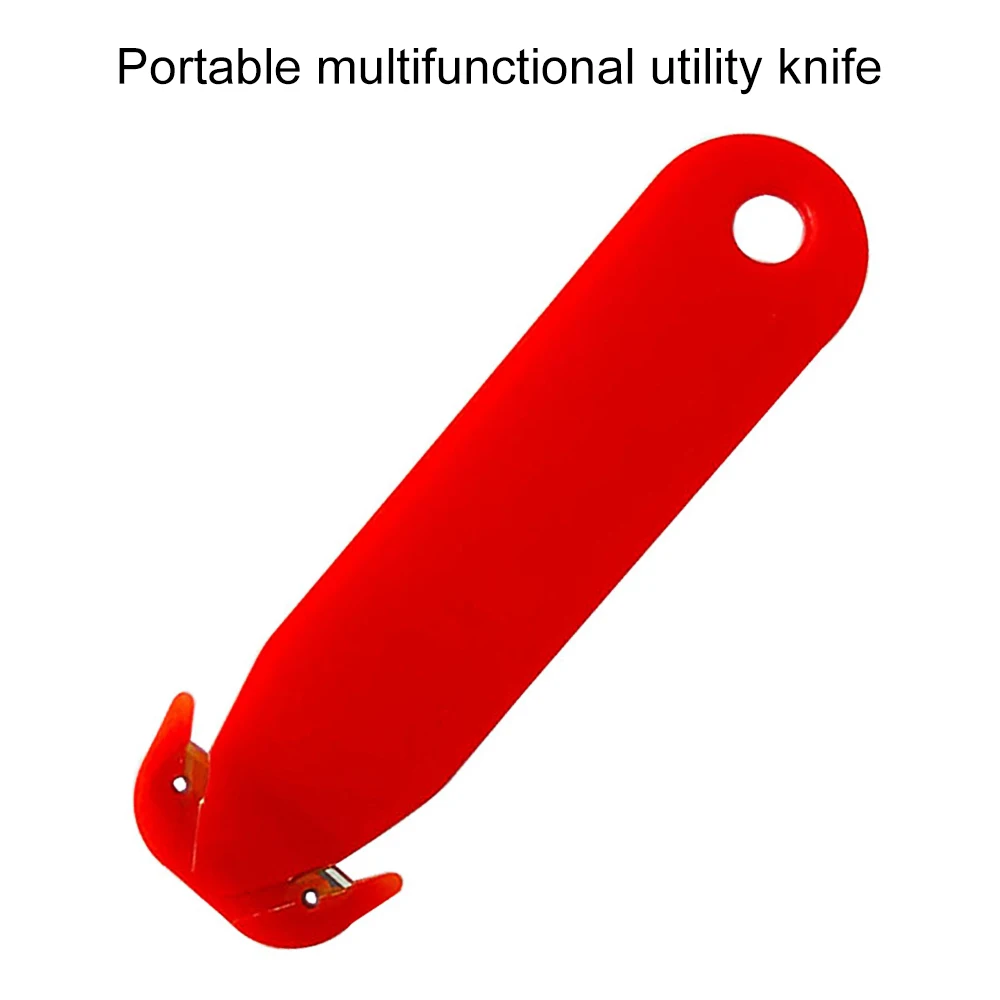 Лидер продаж, многофункциональная ручная пользовательская белая Выгравированная открывалка для писем с пластиковым логотипом, резак для ремня