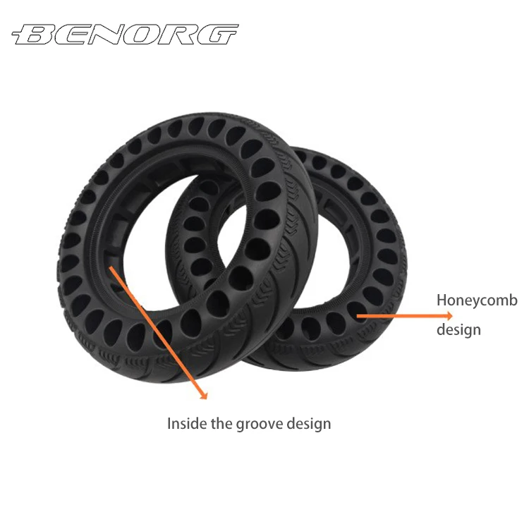 High quality 200x50 Honeycomb Rubber Solid Tires for Electric Scooters 8.0x2.0 Tire Tubeless Tyre for Self-balancing Scooters