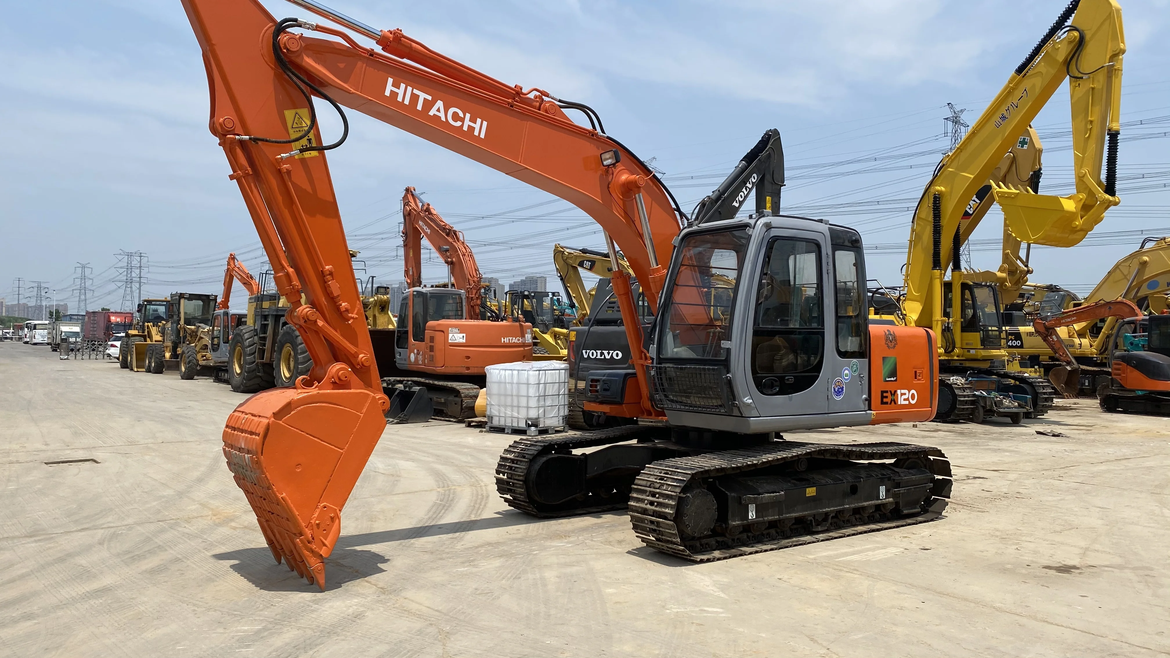 Hitachi EX120-5 Midi ISUZU Excavator for Sale Japan Provided Original China to Malaysia Kubota Engine Indonesian Excavator JP