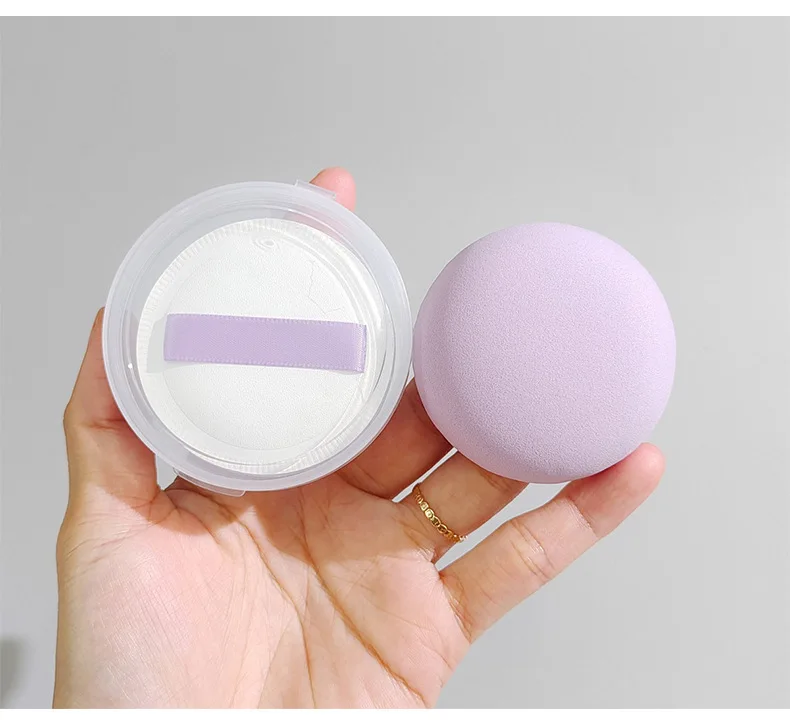 SENKA Triangle Shape Makeup Liquid Powder Foundation Sponge Puff Wet&Dry Super Soft Small Pillow Make Up Mochi Air Cushion Puff