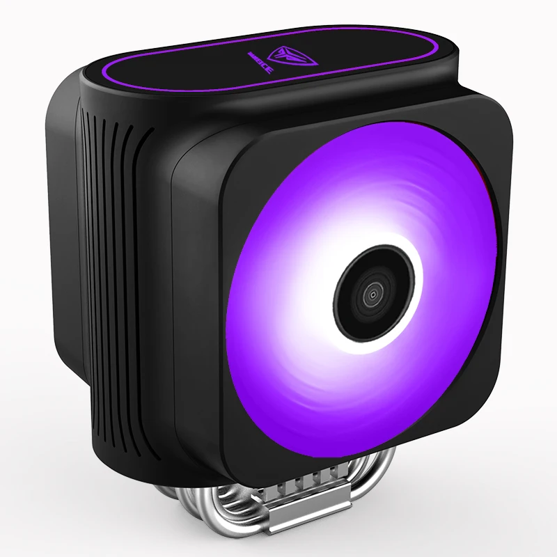 Pccooler GI-D66A одна башня двойной rgb вентиляторы 6X6mm тепловые трубы охладитель ПК воздушное охлаждение