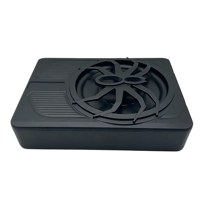 Мощный мощный 800 Вт 10 дюймов тонкий автомобильный сабвуфер из алюминиевого сплава 12 В бас под сиденье сабвуфер для автомобиля