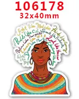 Плоская смола, сделай сам, творчество, плоский мультяшный рисунок, акриловая смола, Плоский Рисунок для украшения, серьги черного цвета-девочка-Волшебство-106177-106197