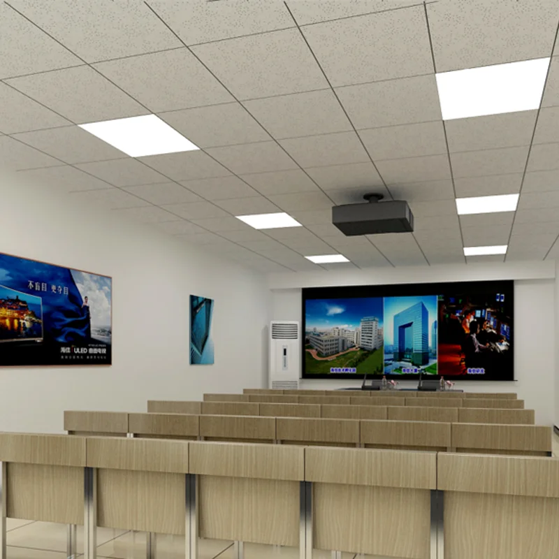 KENTE Сделано в Китае, высококачественный современный жилой строительный материал, 595x1195 мм, черный потолок из минерального волокна