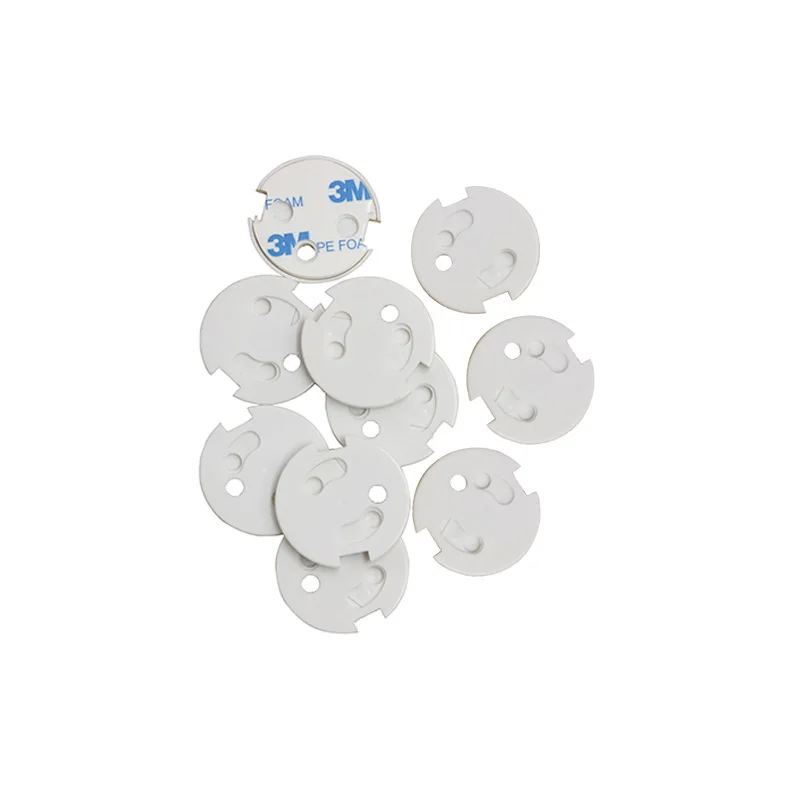 
Best Selling Type-E 3 Holes EU Standard Baby Safety Plug Socket Covers Protectors Personalized Logo 