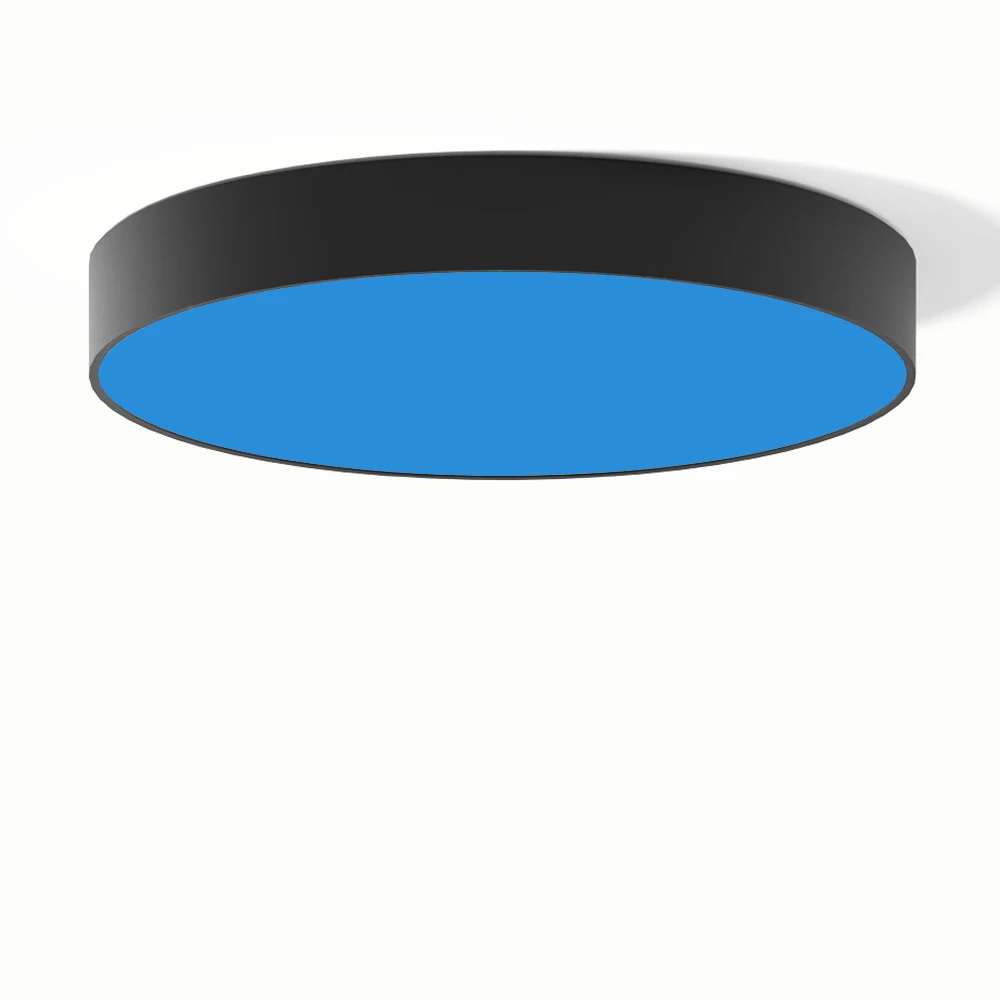 New product RGB round panel led suspension light for ceiling office lighting