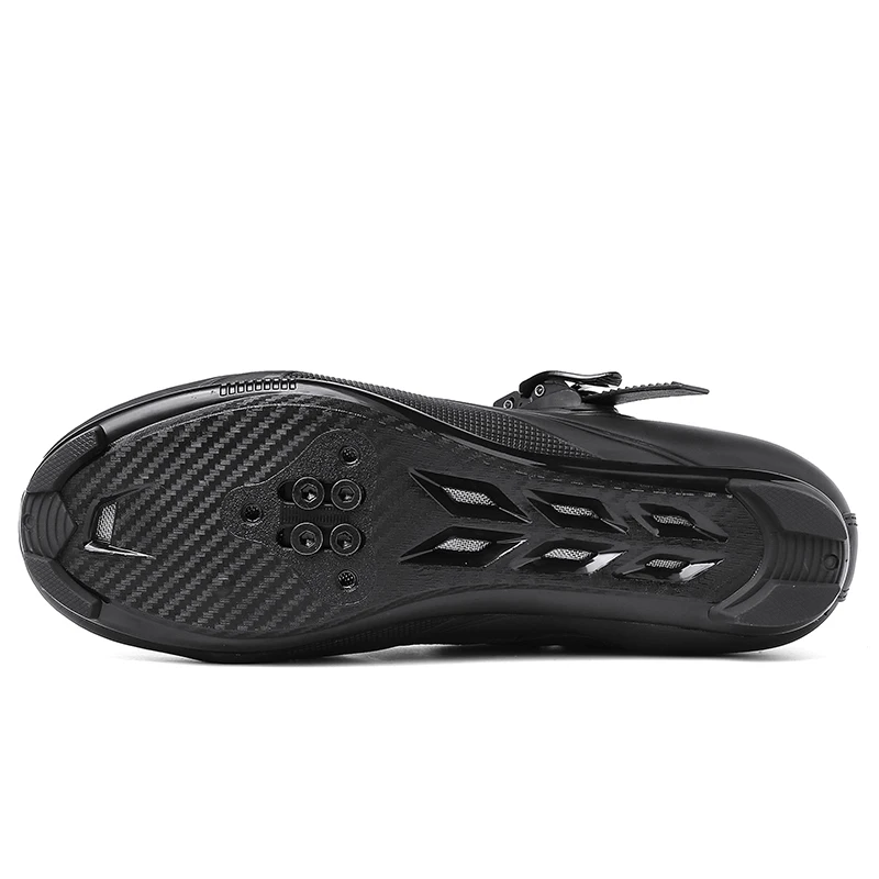 New Men Mountain Cycling Shoes Outdoor Professional Racing Bike Sneakers Road Bike Black Cycling Shoes