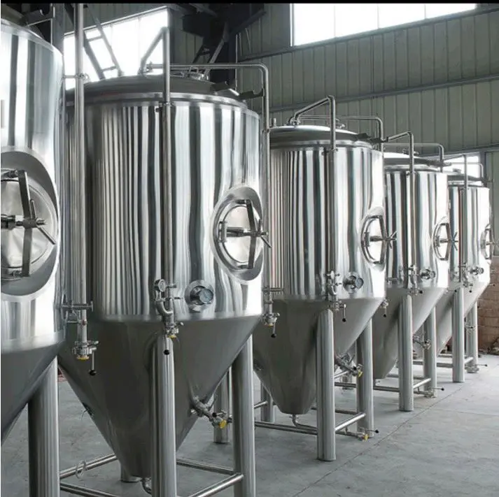 2000L Glycol Jacket Conical Beer Fermenter