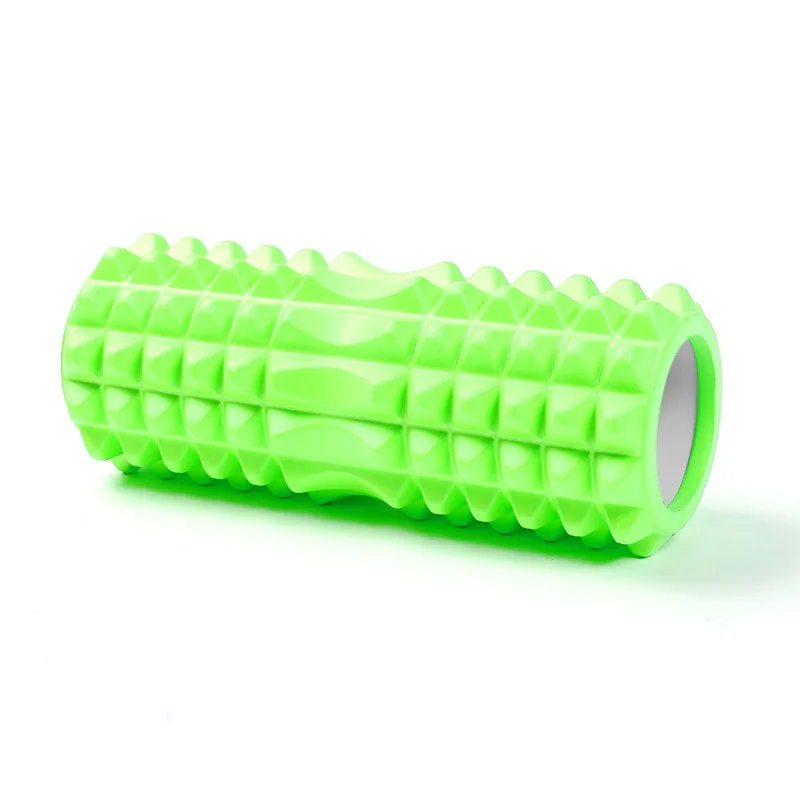 
33cm Wholesale Customized logo high-density round gym massager yoga EVA foam muscle rollers 