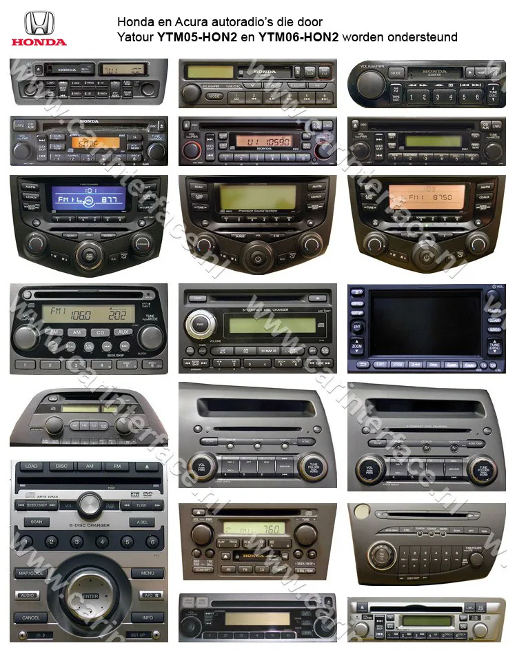 Yatour factory car radios upgrade USB SD Blue-tooth module for Honda Accord Civic CRV