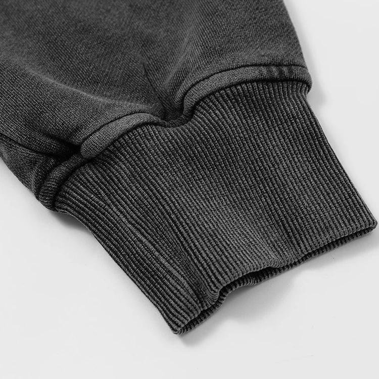 huili wholesale 400gsm 100% cotton Y2K vintage hoodie men Halloween skull print hoodies custom logo stone wash hoodie