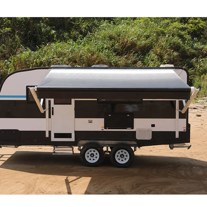 
AWNLUX customized awning replacement vinyl rv camper caravan awning fabric for trailer RV awning 