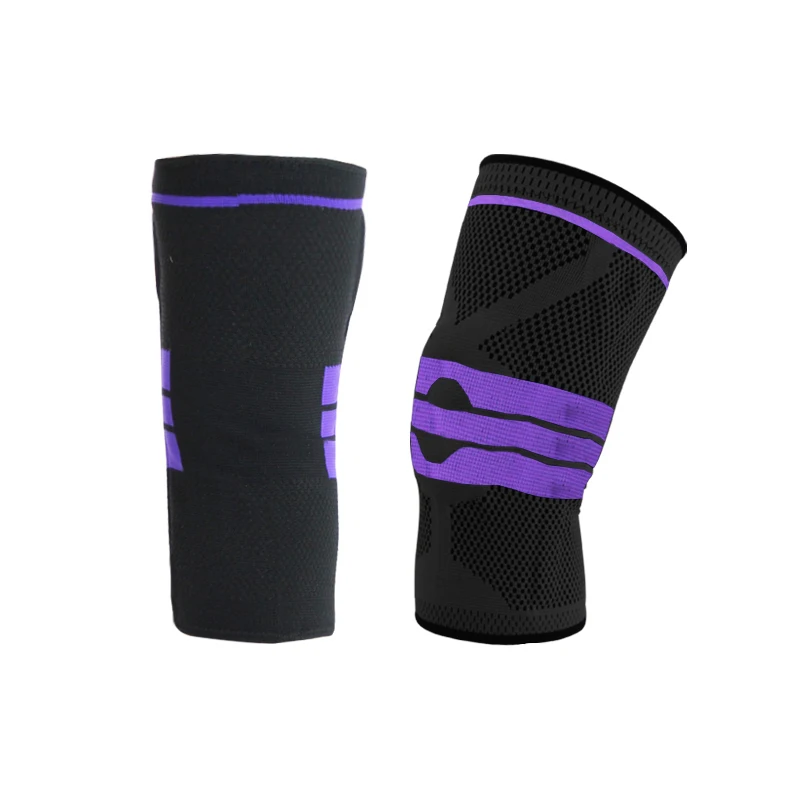 Factory Wholesale Sports Skateboard Knee Pads For Basketball Fitness Compression Padded Knee Sleeves/
