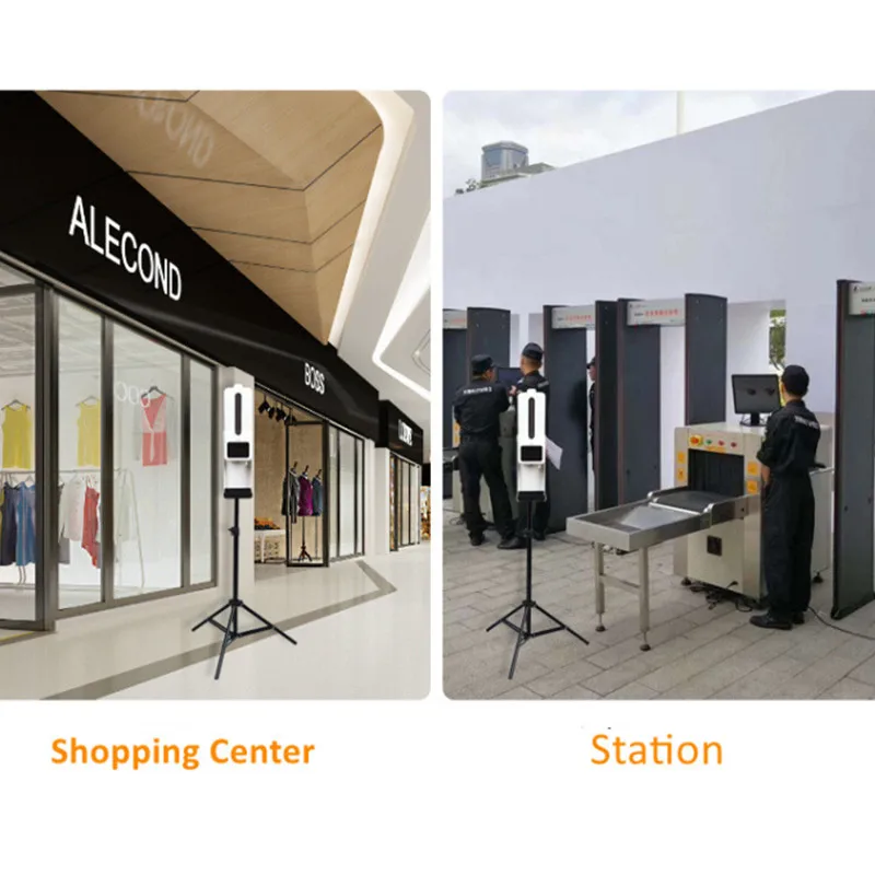 K9 PRO Smart Sensor Commercial Wall Mounted Hand Touchless Foaming 1000Ml Automatic Liquid Thermometer Soap Dispenser