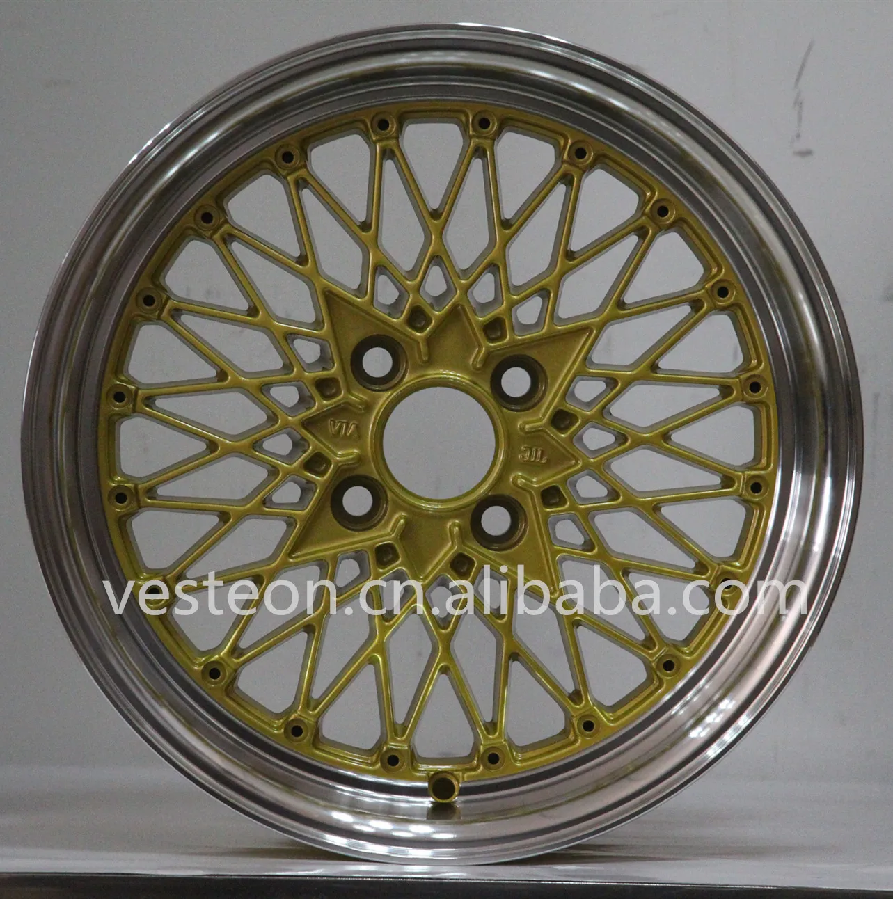 vesteon ss wheels alloy car rims 1580 15x8 17x7.5 pcd 4x98 5x100 4x100 VIA JWL