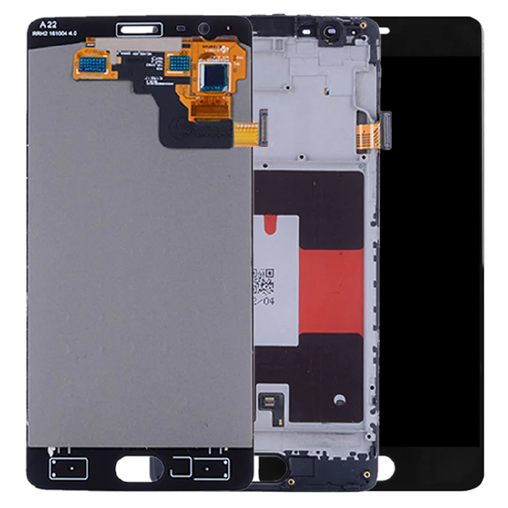 100% Tested For Oneplus 3 LCD Display Touch Screen With Frame Assembly For One Plus 3 A3000 A3003 LCD Screen Display Replacement