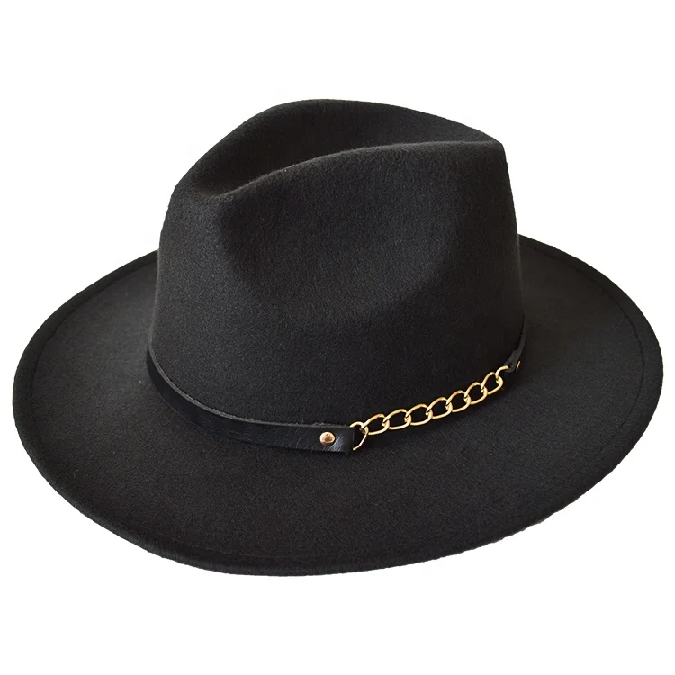 Fashion High Quality Outdoor Wool Jazz Hat Unisex Autumn Winter Retro Ribbons Fedora Panama Hats