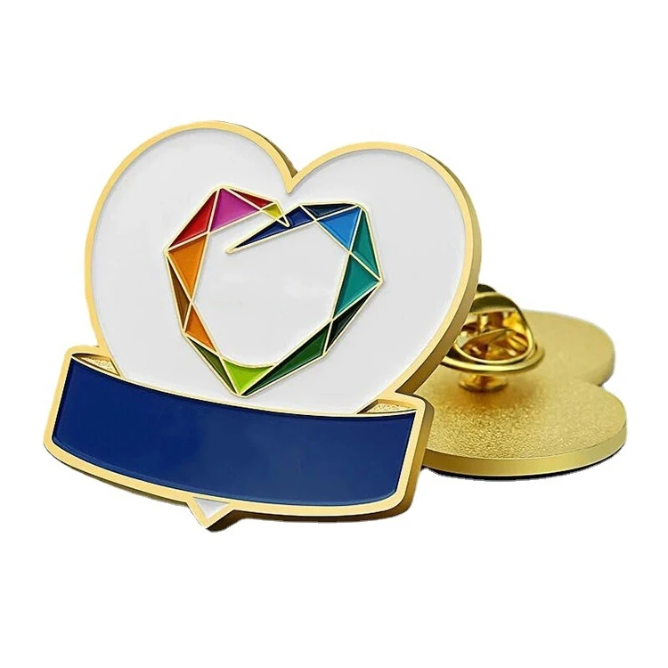 Custom Enamel Anime Pins Cute Badges Pin Custom Car Emblem Badge Safety Pin Fashion Design Company Brand Logo Metal Custom Badge