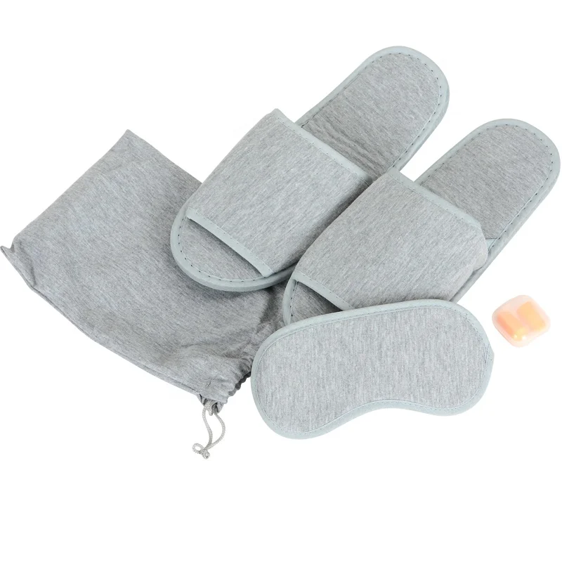 Airline Amenity Kit/Slipper/Eye Mask /Pouch/Earplug/Sleep Set Travel Comfort Set