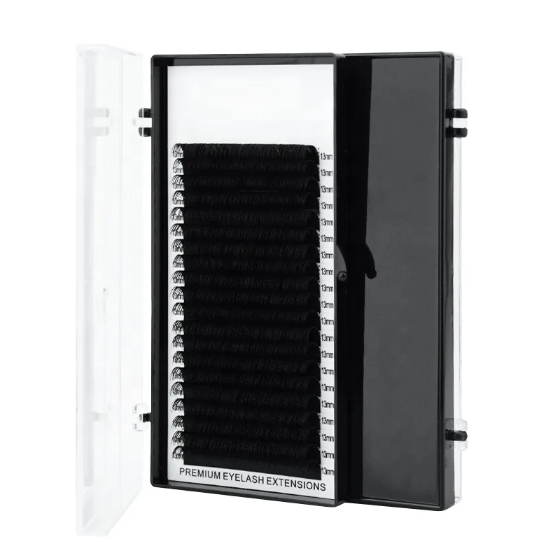 Lash 0.05 Mega Lashes Extensions Russian Silk Private Label Eyelashes Size  Volume Mink Eyelash Extension