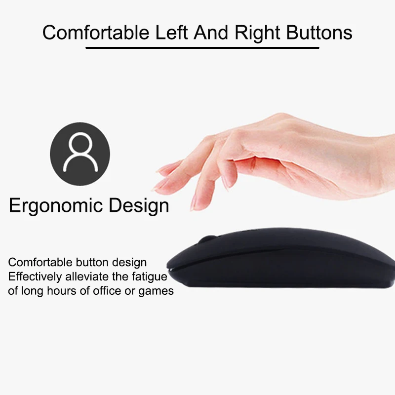 New BT Dual-mode Rechargeable Wireless Mouse 5.0 Mute Glow Silent Notebook 2.4G USB Wireless Mouse