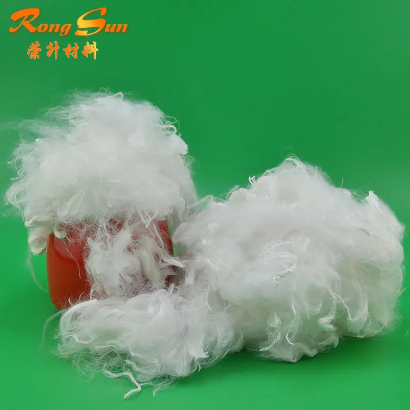 AAA1.3D microfiber factory wholesale for down jacket filling silk and cotton