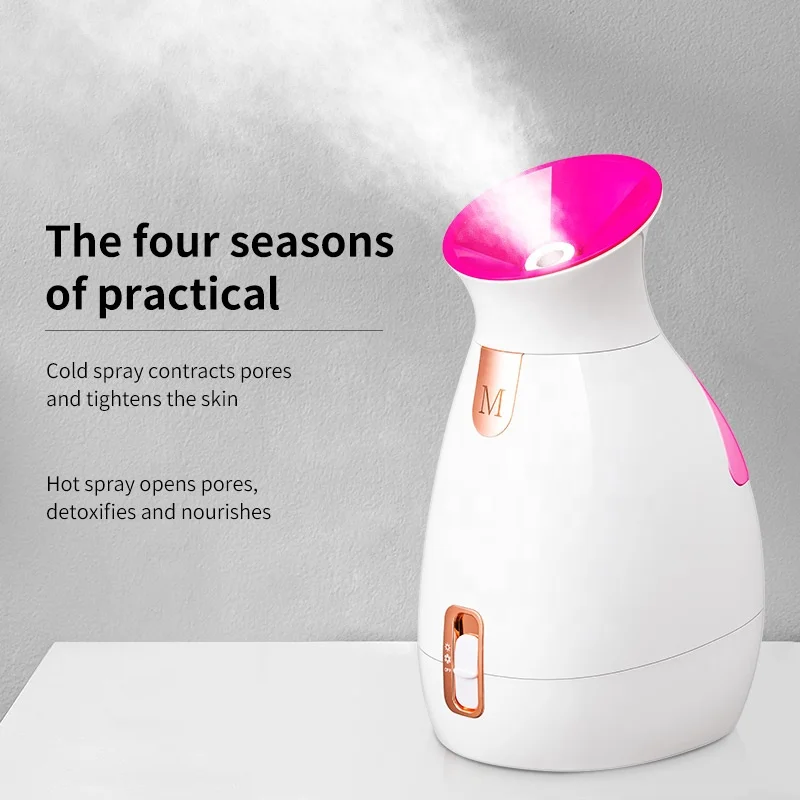 Hot and cold spray face spa equipment deep cleansing facial steamer