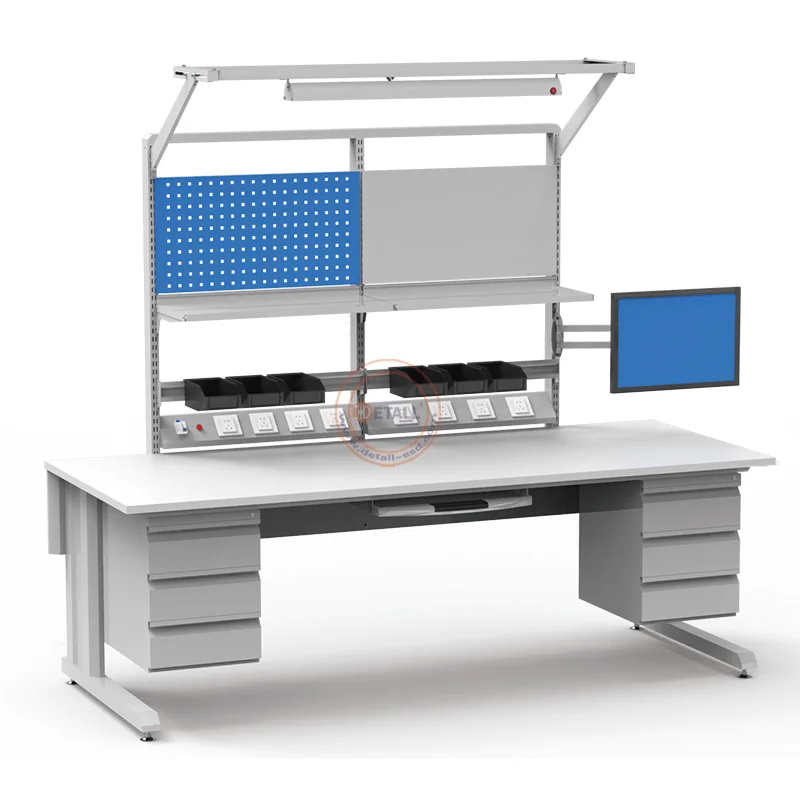 Detall Multifunction Technician Electric Adjustable Factory Workbench