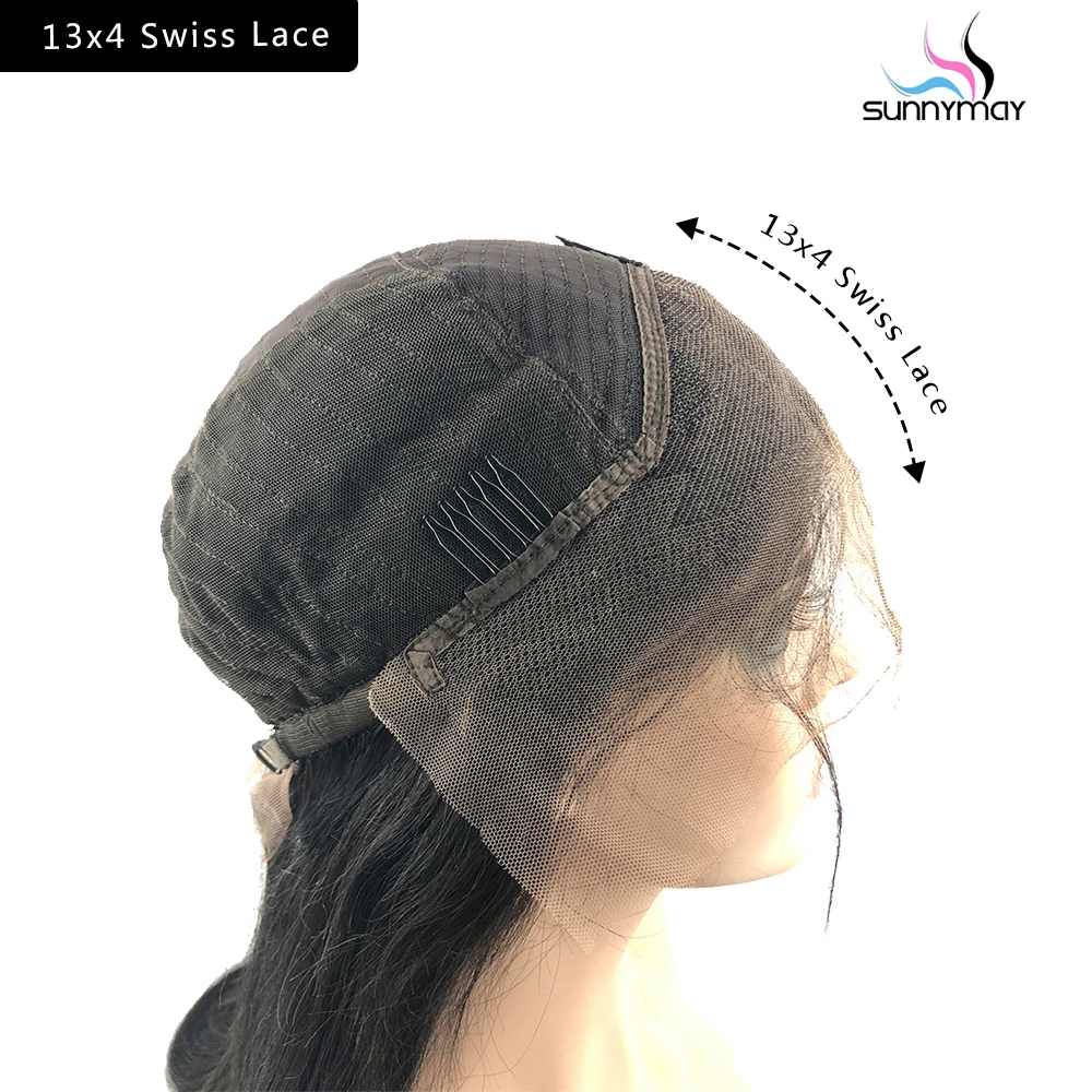 
Sunnymay 13x4 Short Human Hair Wigs Pixie Cut For Women Pre Plucked Bob Wig Remy Brazilian Glueless Lace Front Human Hair Wigs 