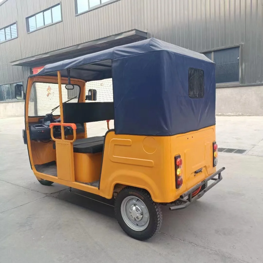 Popular TUKTUK 1500W electric tricycle with canopy and multi-seat tourist sightseeing vehicle passenger electric tricycle