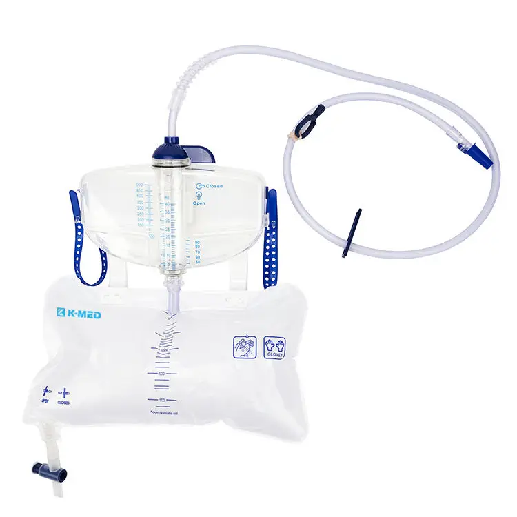 Hospital supplies adult medical urometer bag 2000ml urine meter adult urometer for patient