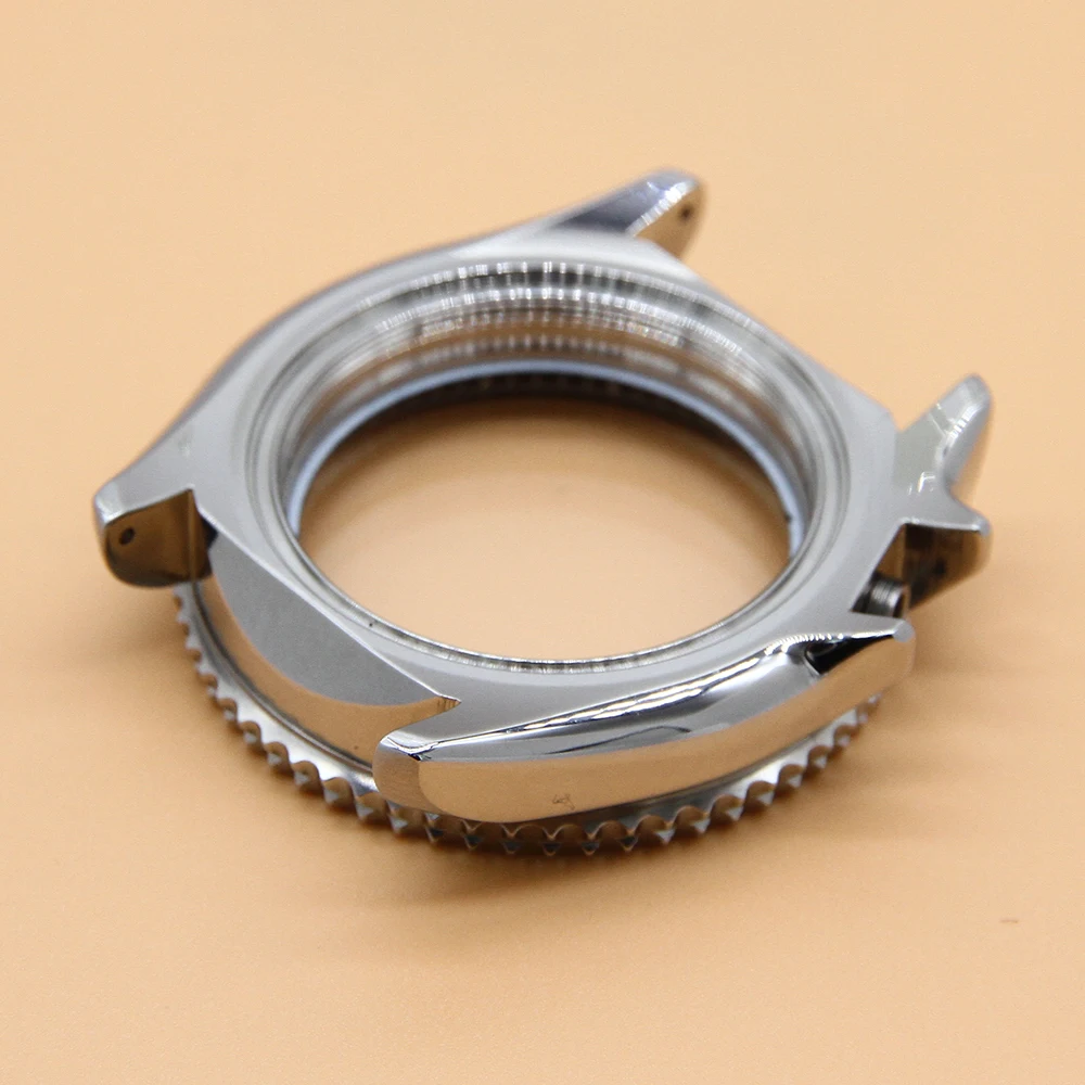 SKX007 10ATM 316L нержавеющая сталь под заказ 31,5 мм * 3 мм сапфировый Кристалл однонаправленный вращающийся алюминиевый корпус для часов