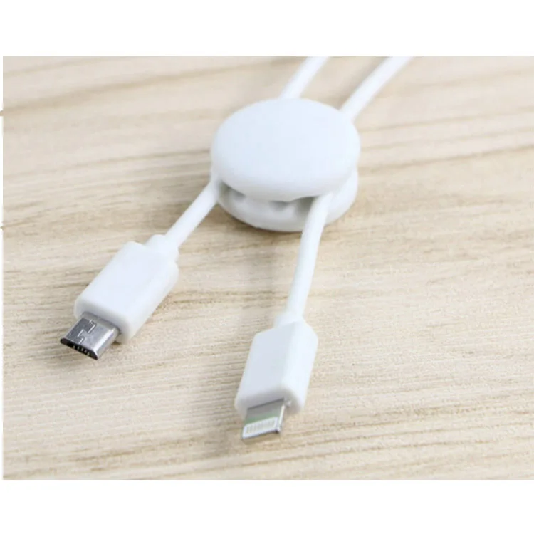 Desk Sticker Macaroon shape cable clips cord Tight Silicone Cable Clip round cable clamp with self adhesive