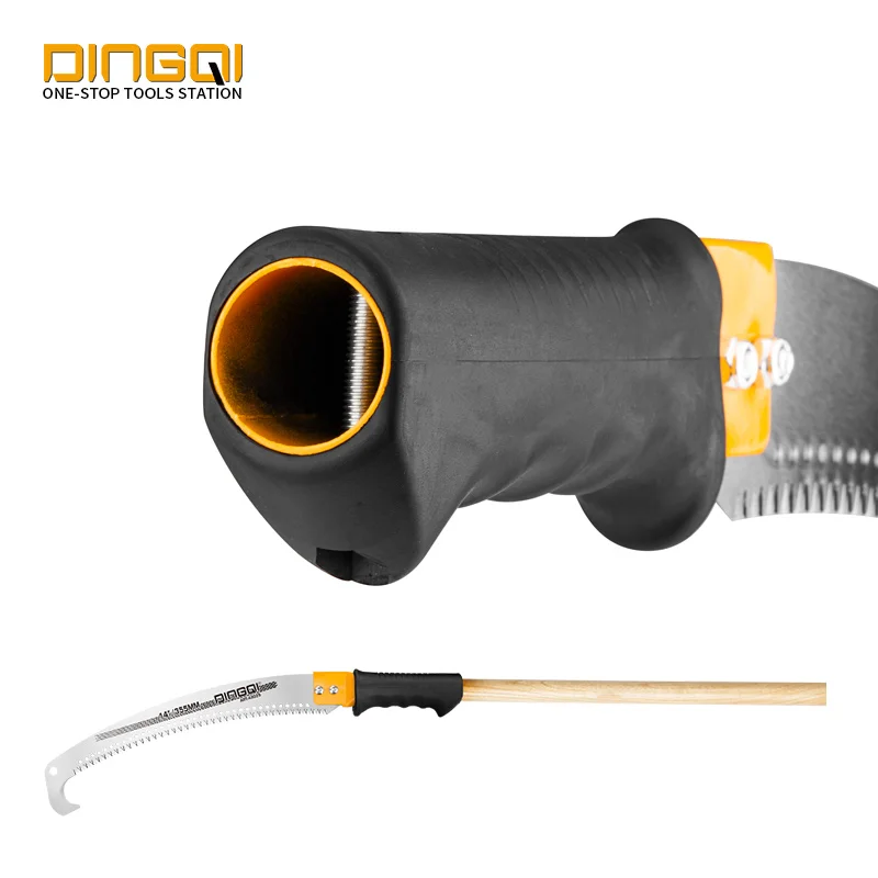 DingQi 355MM Plastic Handle Garden Pruning Hand Saw