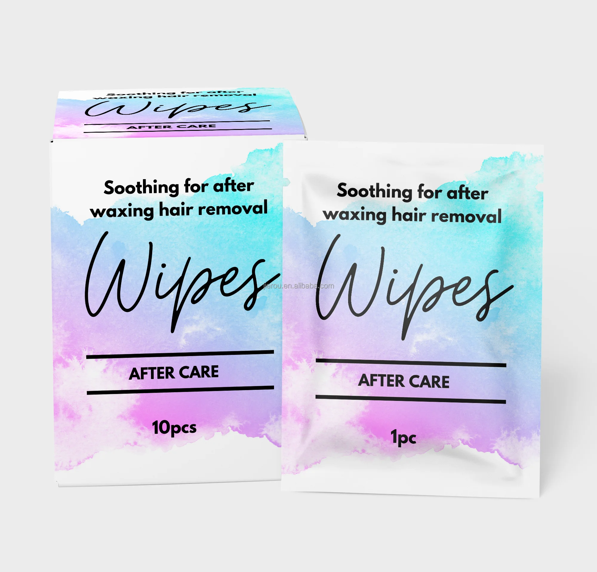 Wholesale Custom Private Label Soothing Wipes For After Waxing Hair Removal