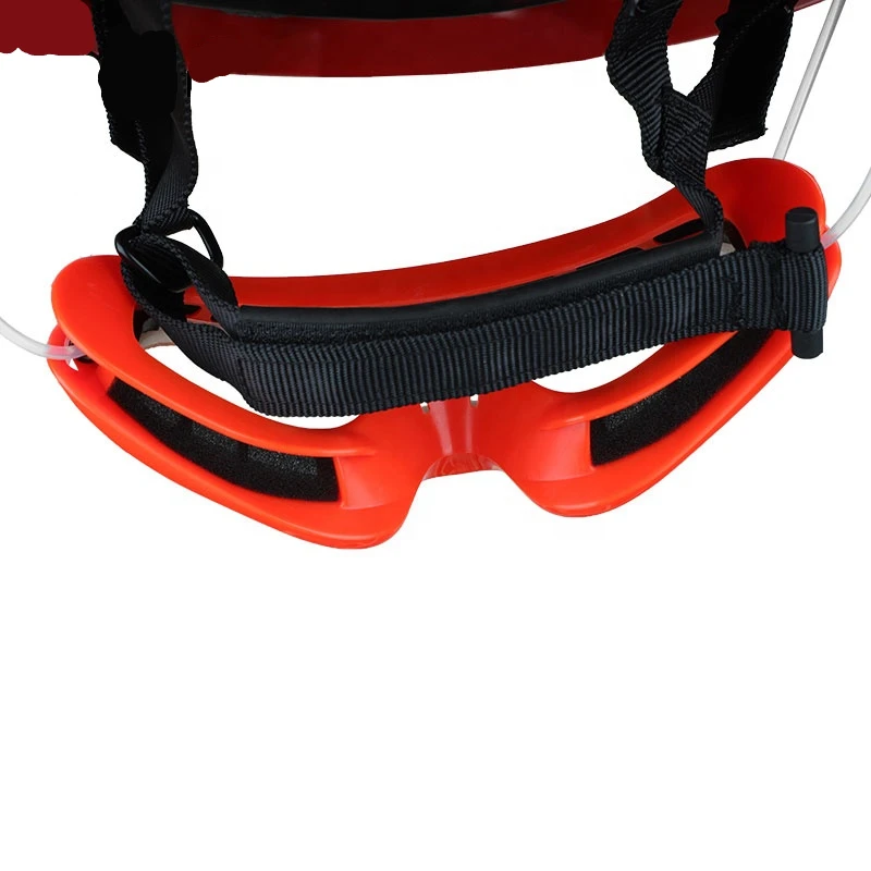 Custom Professional Protection Reflective Flame Retardant Safety Fire Firefighter Red Rescue Helmet