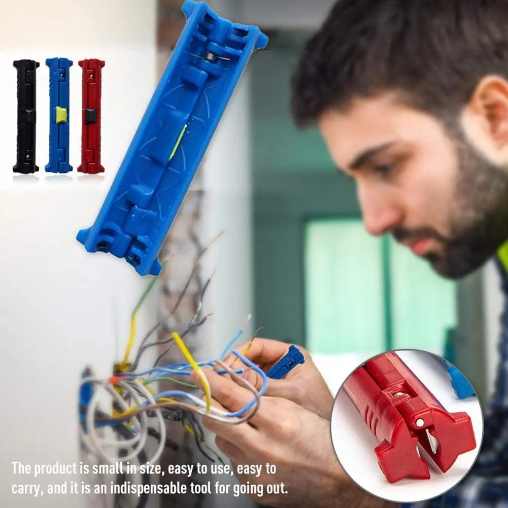 Electric Wire Stripper Pen Network Cable Tools Wire Cable Cutter Rotary Coaxial Wire Stripping Cutting Machine Pliers